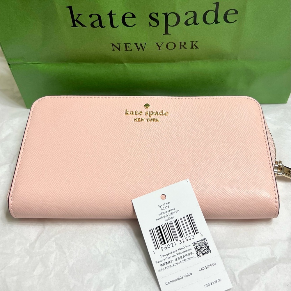 Madison Saffiano Leather Wallet!